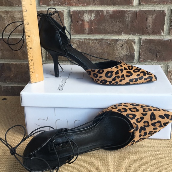 Topshop Leopard d’Orsay Heels - Picture 8 of 8